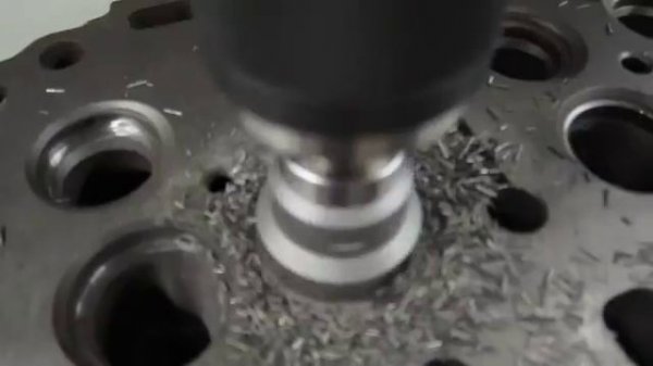 Rottler SG80A boring welded valve seat counterbore