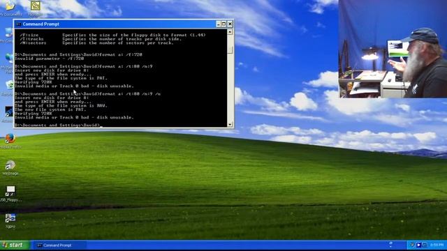 Formatting 720Kb diskettes under Windows XP and later - compared to MS-DOS смотреть онлайн