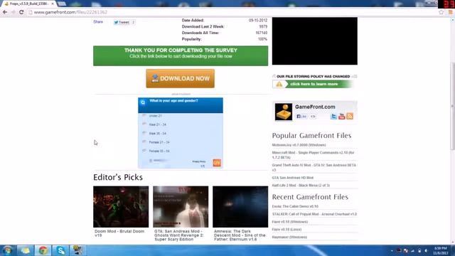 Tutorial: How to Get Fraps for Free! смотреть онлайн