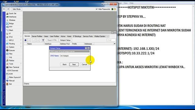 How To Setup HOTSPOT MIKROTIK смотреть онлайн