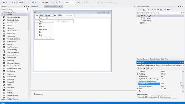 how to use menustrip смотреть онлайн