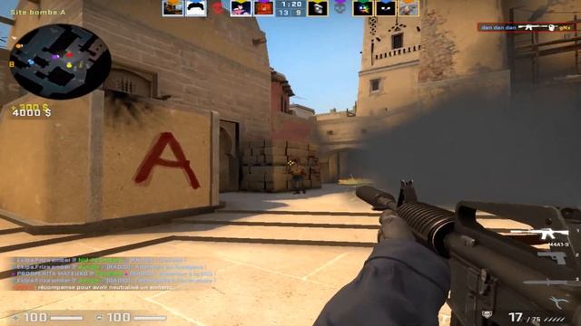 4k hs with m4a1s by minigodcs (0.5 @400dpi) смотреть онлайн