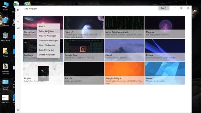 How to Set #Live & Your Favourite #Video_Wallpaper in Windows 10 | Hindi смотреть онлайн