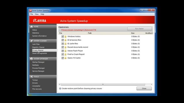 AVIRA System Speedup 2012 v.1.2 смотреть онлайн