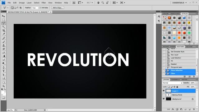 Photoshop Tutorial Make REVOLUTION open title смотреть онлайн