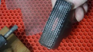 Установка сетки воздухозабора плм