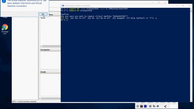 How To Import \ Export A Hyper-V Virtual Machine On Windows Server 2016 смотреть онлайн
