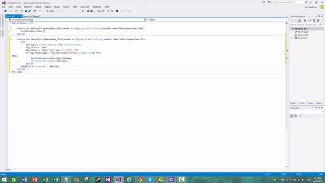 Visual Studio 2013 - VB - NotePad Guide смотреть онлайн