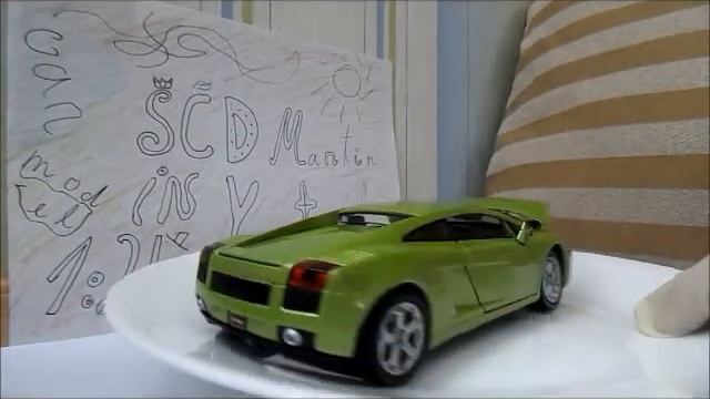 My Bburago car model 1/24 : Lamborghini Gallardo. смотреть онлайн
