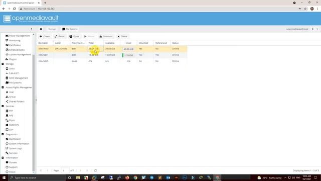 Share folder and create user in Openmediavault nas смотреть онлайн