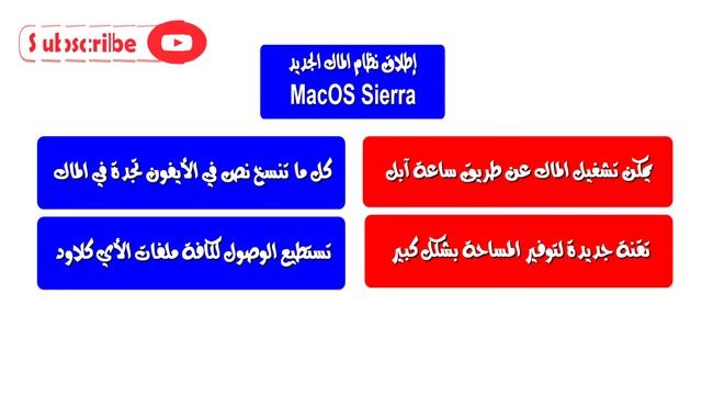 نظام الماك الجديد MacOS Sierra смотреть онлайн