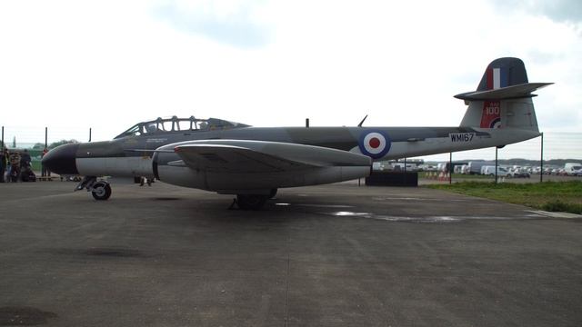 ✈ Gloster Meteor NF.11 Engine Start and High Power Run | Bruntingthorpe смотреть онлайн
