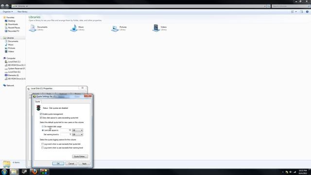 How To Setup Disk Quotas In Windows 7 смотреть онлайн