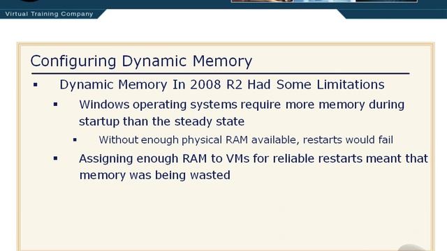 Configuring Dynamic Memory in Windows Server смотреть онлайн