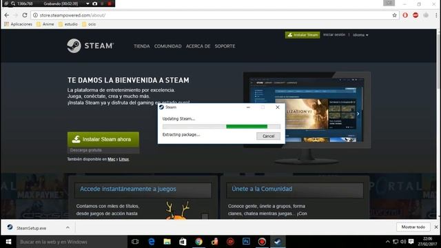 como instalar steam en windows 10 "partición secundaria HDD" смотреть онлайн