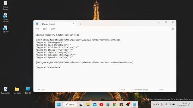 How to change font in a windows computer смотреть онлайн
