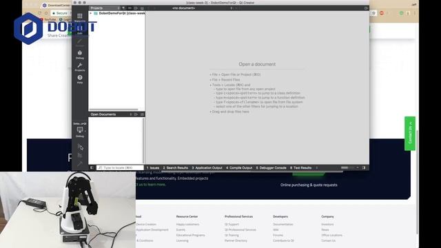DOBOT Magician Tutorial: utilizzare Qt Creator and C смотреть онлайн