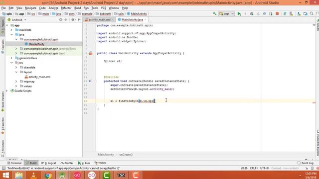 Android Studio App development in tamil Part 6 смотреть онлайн
