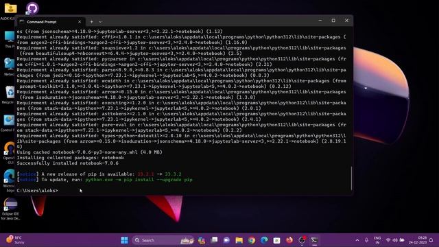 How to install Jupyter Notebook on Windows 11 I Installation of notebook without conda | Java Ease смотреть онлайн