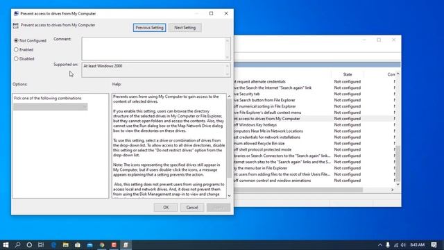 Secret Way to Prevent Access to Disk Drive In Windows 10! смотреть онлайн