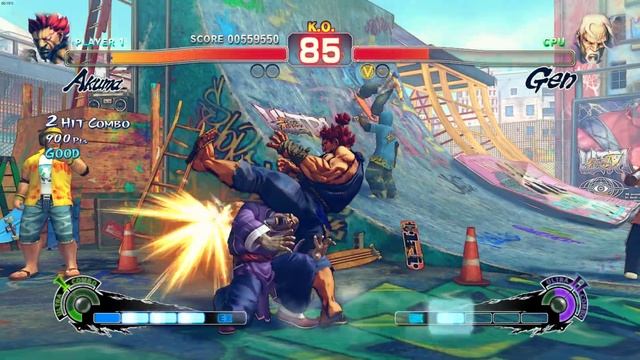 Ultra Street Fighter IV gameplay - Akuma walkthrough on hardest difficulty смотреть онлайн