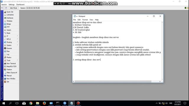 membuat dhcp server dan client смотреть онлайн