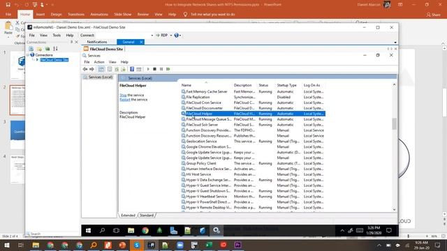 Integrating Network Shares with NTFS permissions in FileCloud смотреть онлайн