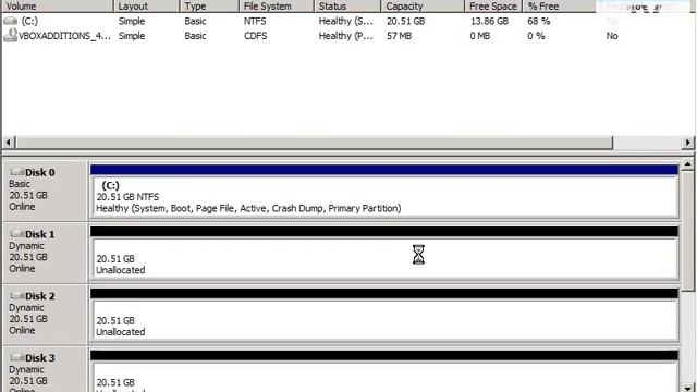 Create RAID 5 In Windows OS смотреть онлайн