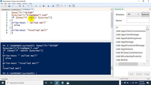 POWER SHELL _CONDITIONAL EXPRESSION_OPERATORS(మన తెలుగు లో ) смотреть онлайн
