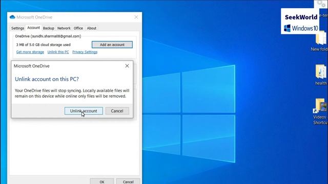 How to Stop syncing a library with Microsoft OneDrive Account in Windows 10? смотреть онлайн
