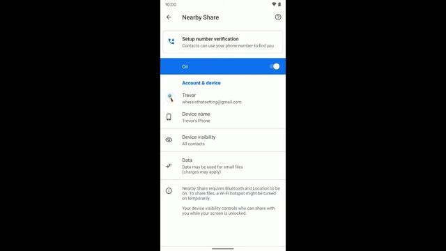 Android: Nearby Share смотреть онлайн