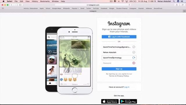 How to CREATE an Instagram Account Using a Mac / Desktop Computer - Basic Tutorial | New смотреть онлайн