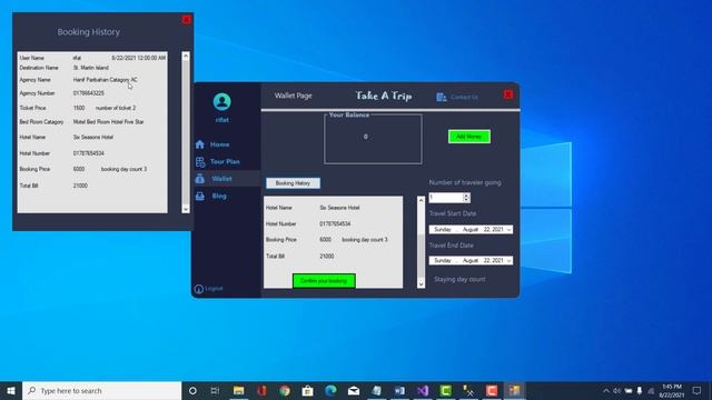 “Take A Trip” || A Travel Management System || #C Windows form смотреть онлайн
