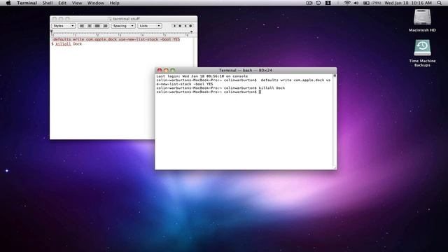 Hidden effect for Stacks in Mac OS X смотреть онлайн