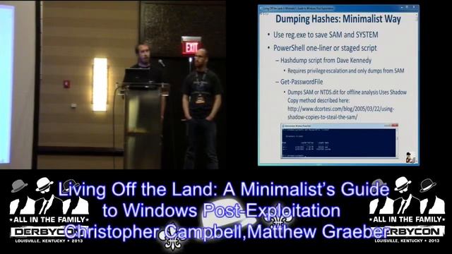 Living Off The Land A Minimalist S Guide To Windows Post Exploitation Christopher Campbell Matthew смотреть онлайн