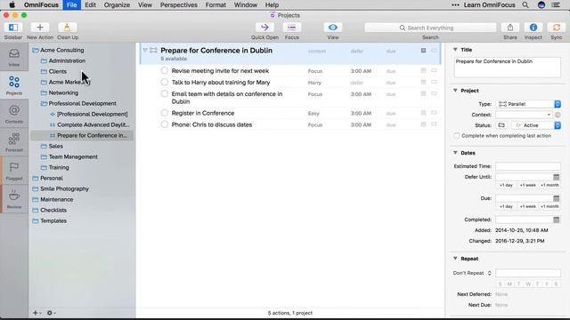 What's New in OmniFocus 2.8 for Mac смотреть онлайн