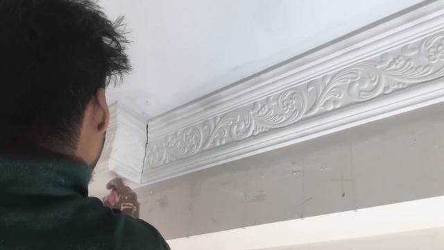 How do cornice strip of the fitting - wonderful gypsum cornice design ceiling and wall -good qualit смотреть онлайн