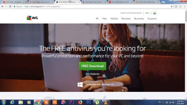 Top 5 Best Free Antivirus for Windows pc 2018-2019 смотреть онлайн
