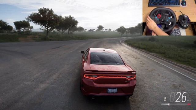 Dodge Charger SRT Hellcat - Forza Horizon 5 I Logitech G29 Gameplay смотреть онлайн