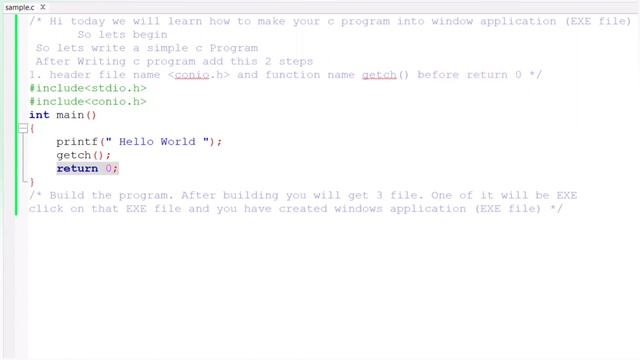 How to make your C program into Windows Application смотреть онлайн