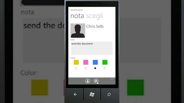 Contact Notes for Windows Phone 7 смотреть онлайн