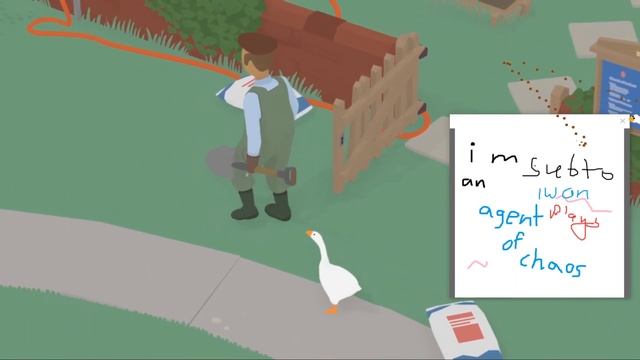 I play Untitled Goose Game but there's a goose messing with my computer [Desktop Goose Mods] смотреть онлайн