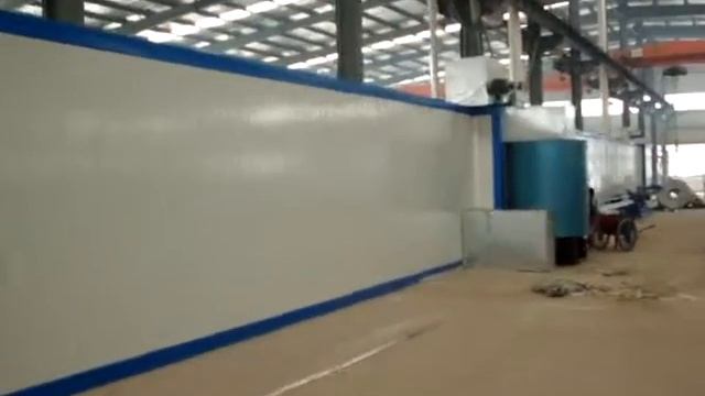 Advanced design powder coating line for Cable tray смотреть онлайн