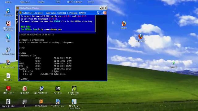 Dos Spiele auf Windows XP spiele\Dosbox смотреть онлайн