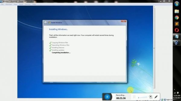 How to install windows 7 64 bit