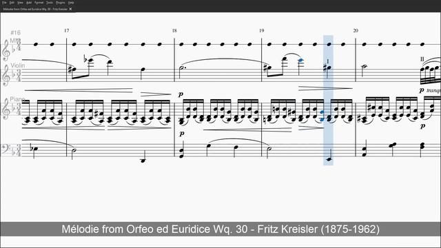 Melodie Gluck - Fritz Kreisler - Level 5 Piano Accompany Only смотреть онлайн