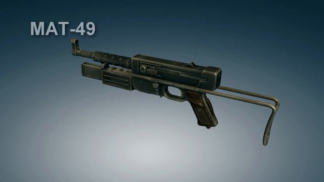 MAT-49 Submachine gun. How it works | 3dGun смотреть онлайн