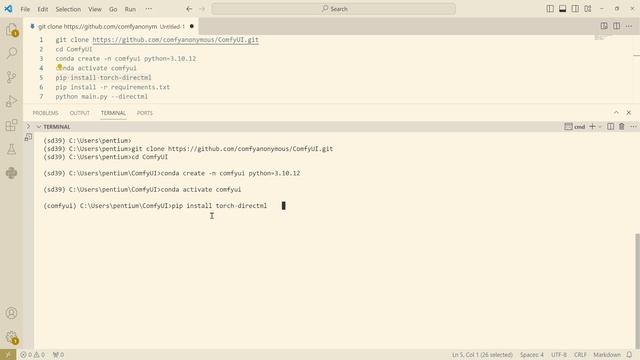 AMD GPU on Windows to run Stable diffusion using ComfyUI - Step by step guide - Dec 2023 смотреть онлайн