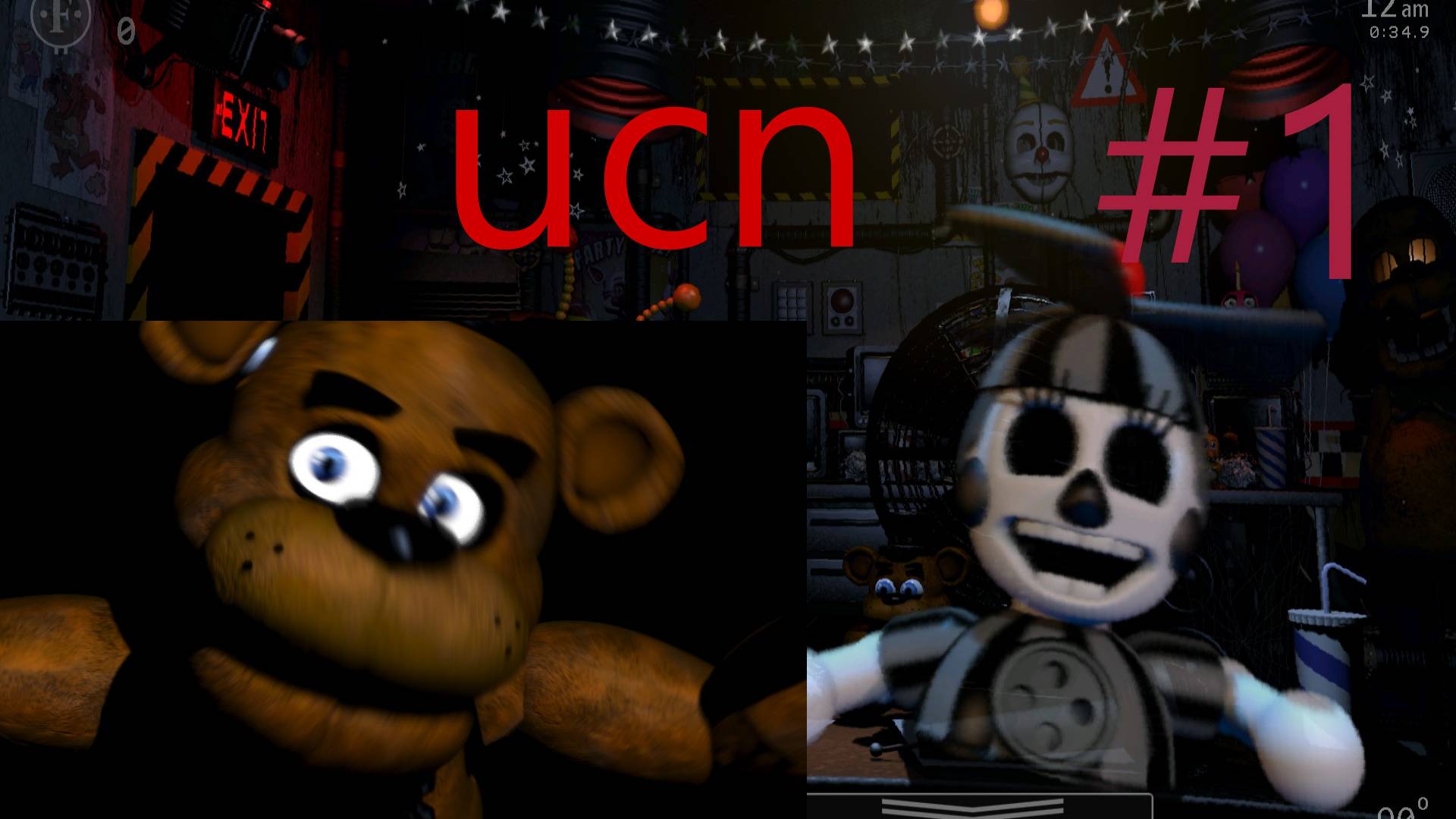 Fnaf Ucn + Fnaf 1🐻🐰🐥🦊🔥🔥🏢