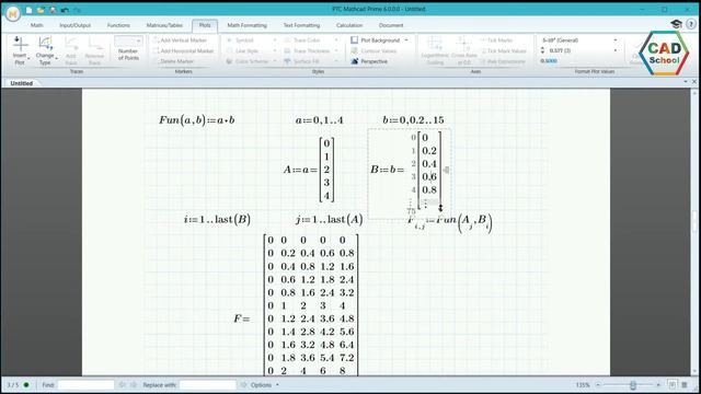 Mathcad Prime Tutorial - 3.4. Plotting with Multiple functions, 3D plots and Contour plots -Myanma смотреть онлайн